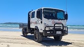 isuzu nps 4x4 military truck test drive youtube