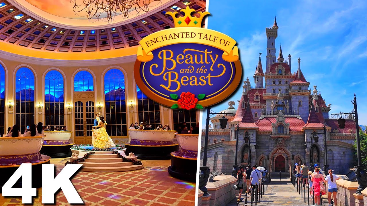 Enchanted Tale of Beauty and the Beast [On-Ride 4K POV] - Tokyo Disneyland
