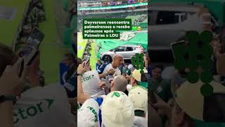 Deyverson reencontra palmeirenses e recebe apalusos após Palmeiras x LDU #shorts