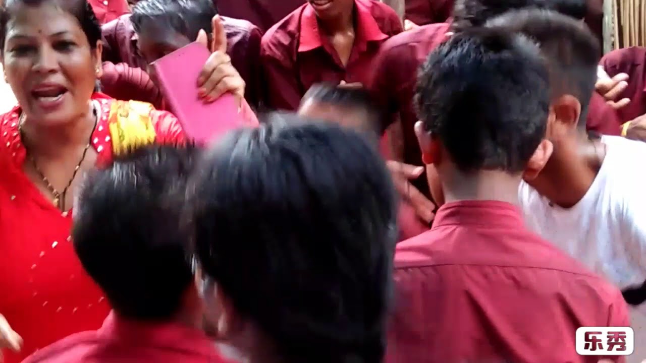 HIMA DAS winning celebrate by Dhing Public High School All students and teachers