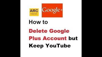 Delete google plus account without deleting youtube | YouTube Tutorials | ARC Tutorials