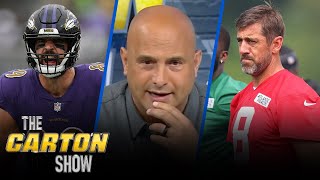 Aaron Rodgers reconstructs Jets' deal, Ravens have unfinished business, on Chiefs | THE CARTON SHOW