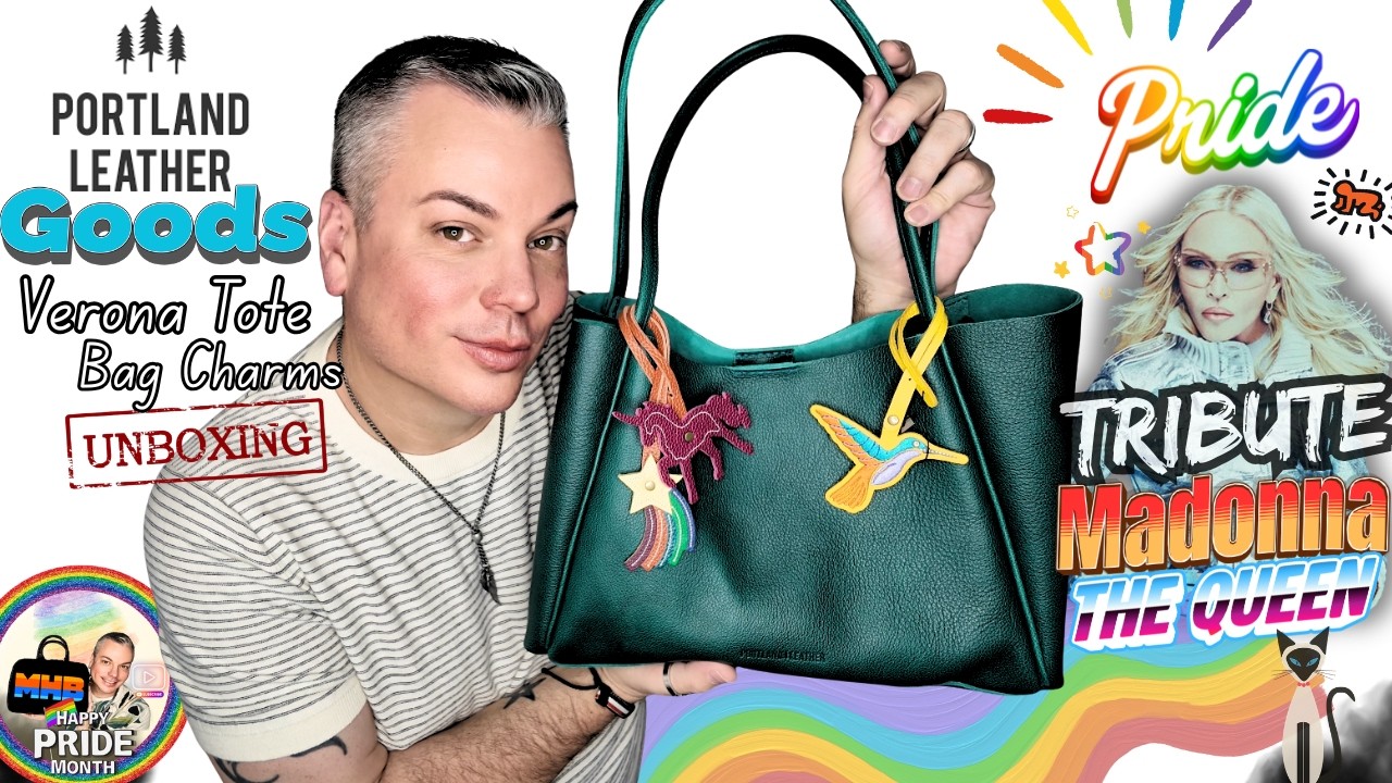 Portland Leather Goods Verona Tote & Charms Unboxing - Madonna