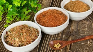 Cajun, Garlic Pepper, Onion & Herbs Salt Free Seasoning Blend Recipe!THE ONLY SPICE BLENDS YOU NEED!