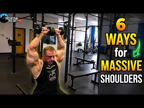 6 Ways to Build Massive Shoulders!