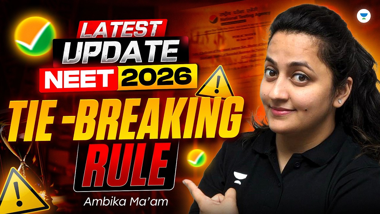 NMC’s Big Announcement 🔥 | NMC Latest Syllabus Update for NEET 2026 | NEET Tie-Breaking Policy 2026