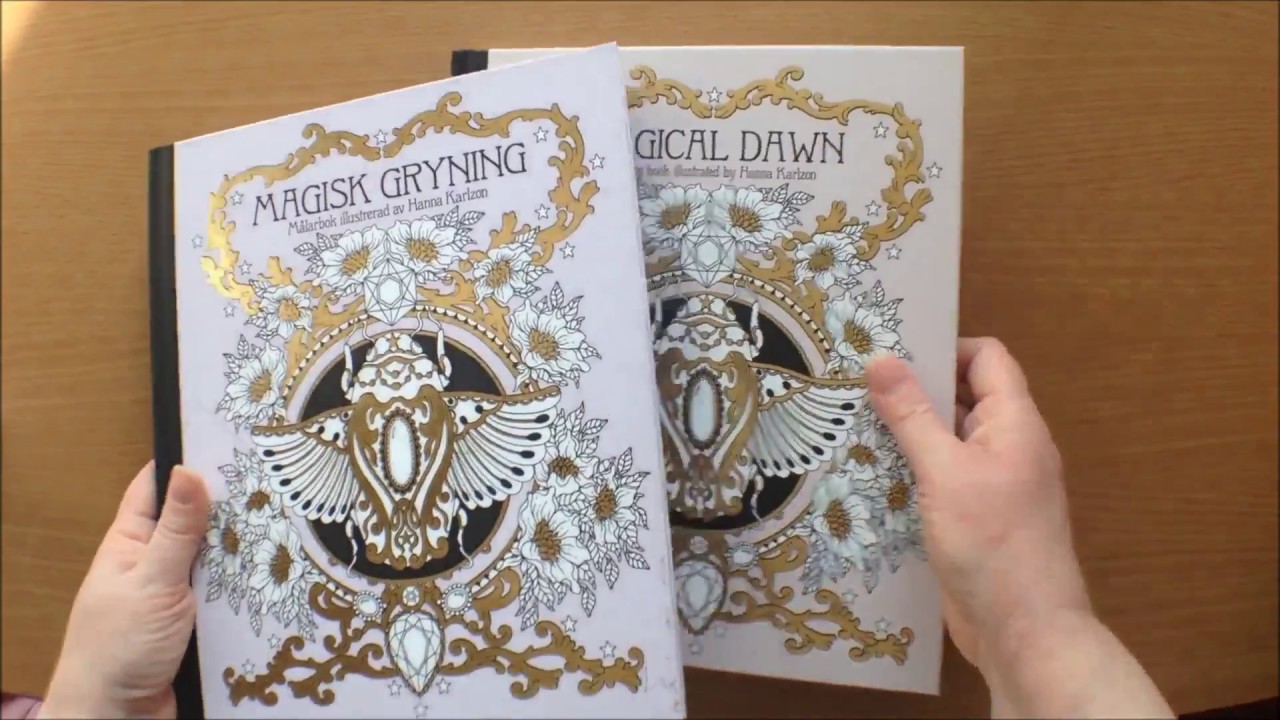 Magical Dawn by Hanna Karlzon Colouring Book Flip through