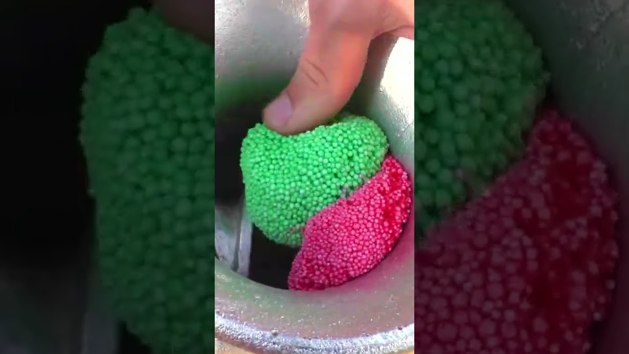 Styrofoam in Meatgrinder ASMR 