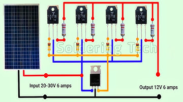 How to make high ampere solar battery charger | 30V dc to 12V 10 ampere | MPPT charge controller