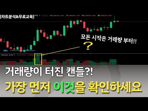   비트코인 선물 거래량이 모든 차트 분석의 시작입니다 초보자일수록 더 자세하게 체크하세요