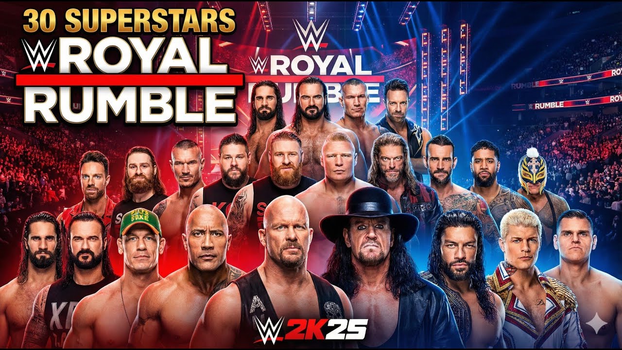 30 Top Superstars. ONE Winner | Royal Rumble | WWE 2K25