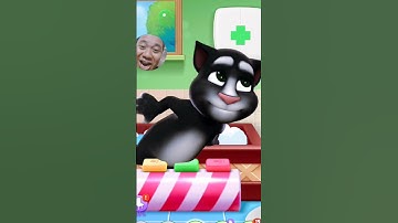 Talking Tom falling down fun 😵‍💫 #shorts #talkingtom2 #tomfunny