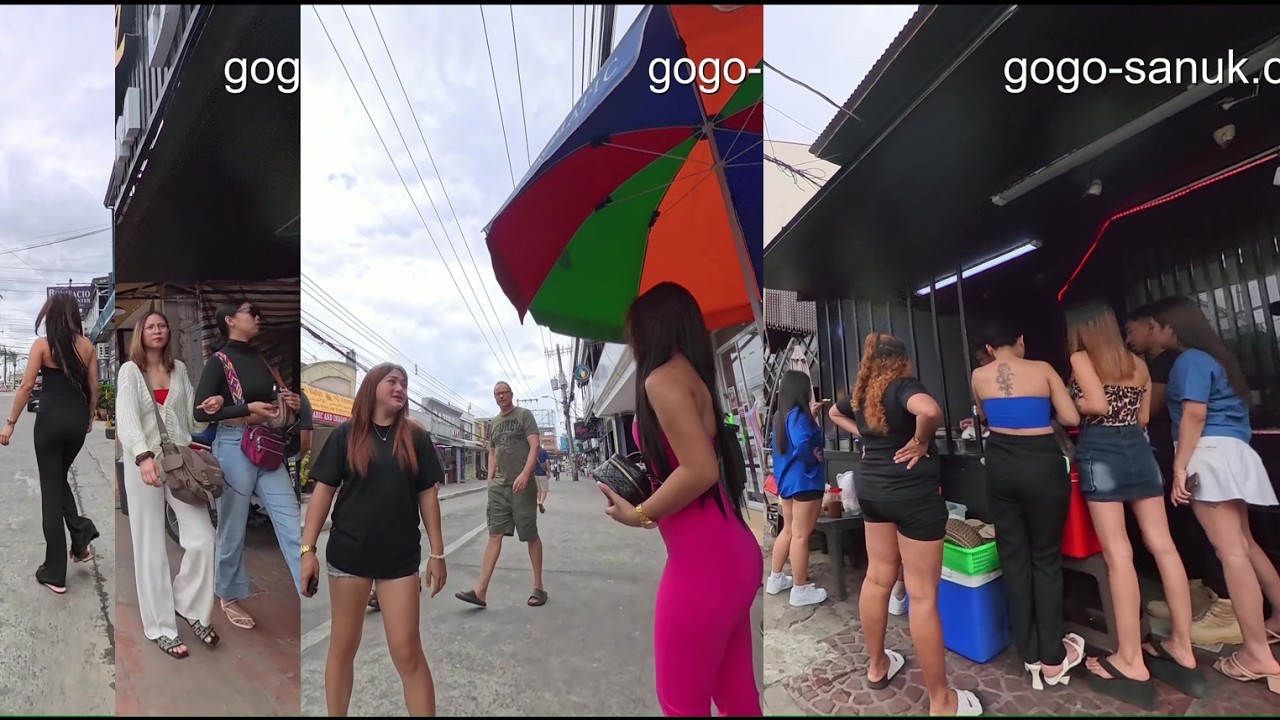 Day Walk Around Walking Street 🌞 | Angeles City Red Street Area 🇵🇭