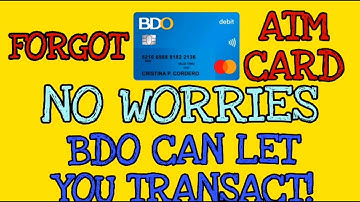 ATM WITHDRAWAL WITHOUT AN ATM CARD? IS THAT POSSIBLE?