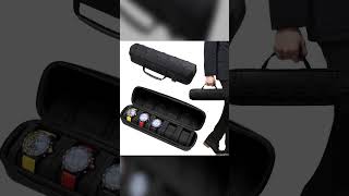 Watch Travel Case 5-Slot, Hard Shell, Pillow Inserts, Zipper – Universal – AliExpress