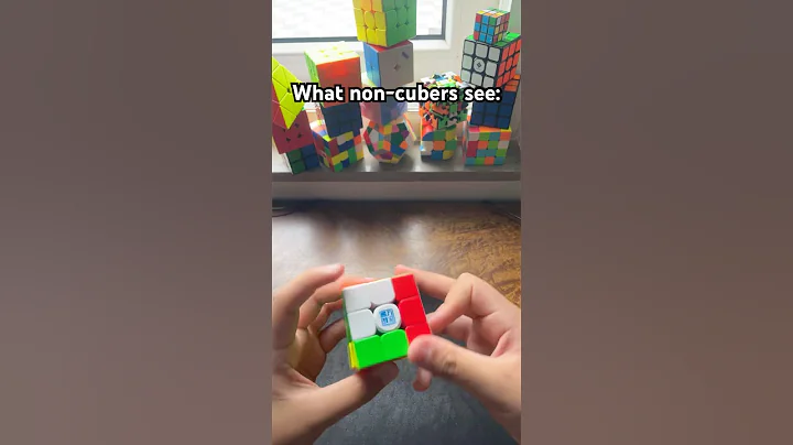 What non-cubers VS cubers see on the Rubik’s cube🤯 #shorts #foryou #cubing
