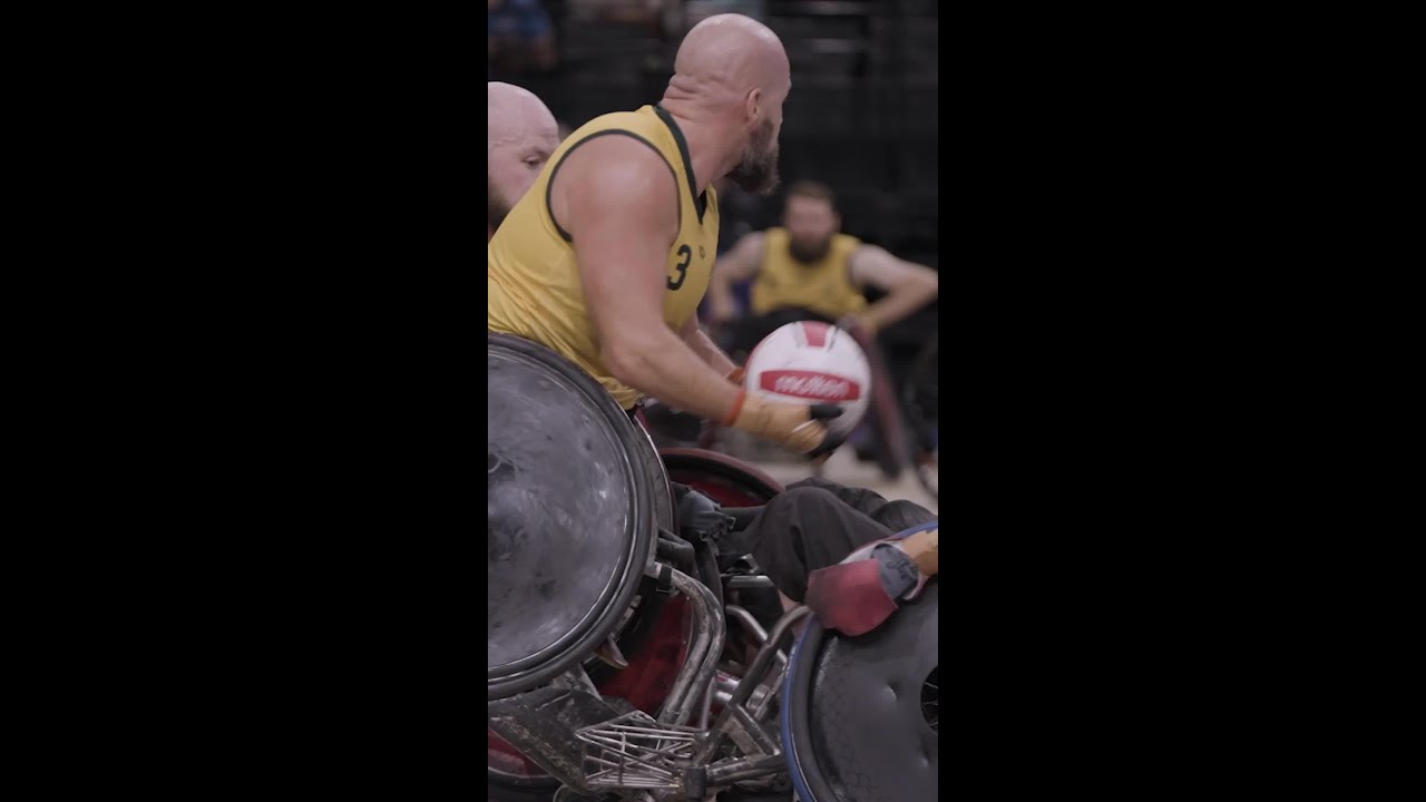 It's not about how hard you get hit 💪 #Rugby #Shorts #WheelchairRugby
