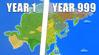 I Made Humans Colonize ASIA For 1,000 Years  Worldbox