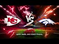 🔥 Chiefs vs Broncos – AFC West Rivalry Heats Up | Game Update | 2026