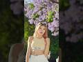 Take photos of stranger - beautiful girl with Jacaranda #filmcamera #streetstyle #streetphotoshoot