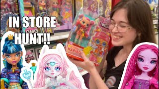 The shelves are FULLY stocked! DOLL HUNT & HAUL ! Monster High, Rainbow High, Pixlings, LOL Surprise