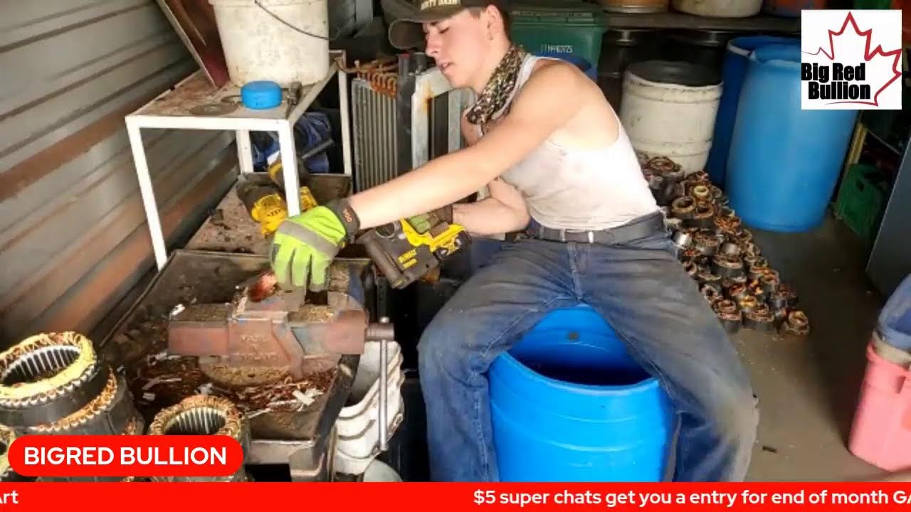 scrapping-copper-motor-mountain-w-jr-youtube