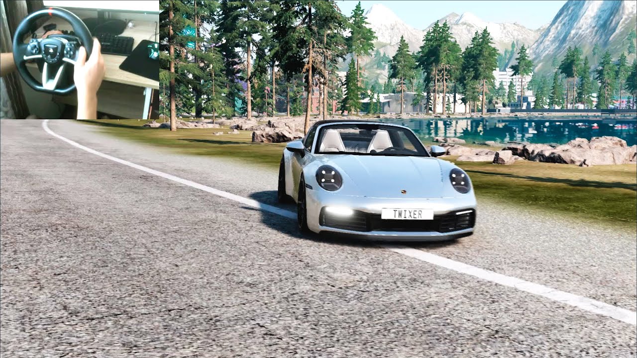 Porsche 911 Turbo S | BeamNG.Drive | Thrustmaster TX - YouTube