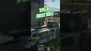 #WarThunder - TOG II first kill! Tiger E blown up! #sabaton #gaming