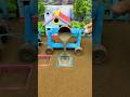 😱 Amazing Mini Tractor Making Cement Pillar | DIY Real Working Construction Machine 🚜 #shorts