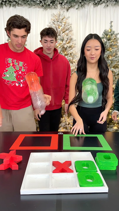 Bottle Flip Tic Tac Toe Battle! Rematch!