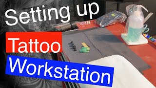 How to set up a Tattoo workstation and Cheyenne Hawk pen Tattoo machine — Tricky Ricky