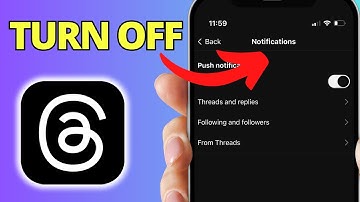 How To TURN OFF Notifications On Threads