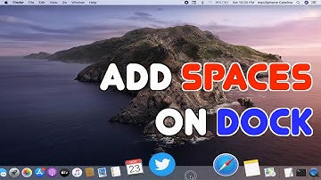How to add spaces on Dock : Hidden terminal tricks