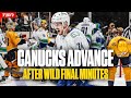 Canucks score series clinching goal in final two minutes of game