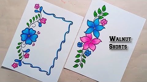 How To Decorate Front Page Of Project/Project Work Designs/Project Design/Border Design/Bondhu Khata