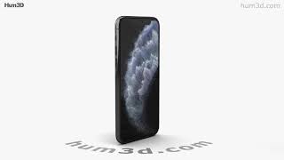 Apple iPhone 11 Pro Space Gray 3D model by 3DModels.org
