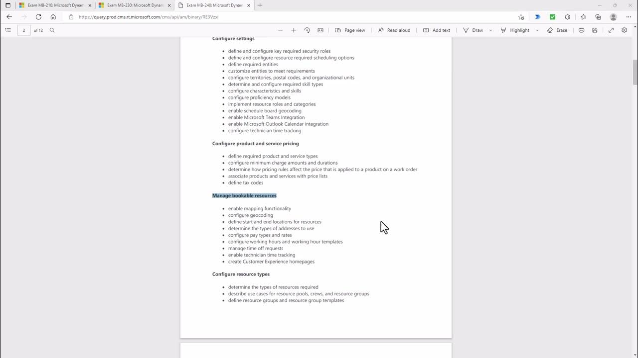 MB-240 Fragen Und Antworten