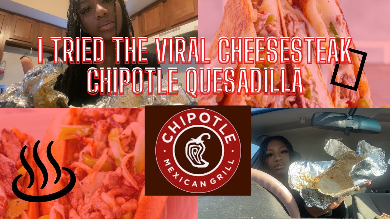 TRYING THE NEW VIRAL TIKTOK “PHILLY” CHEESESTEAK QUESADILLA FROM CHIPOTLE |  Did Keith Lee lie? - YouTube