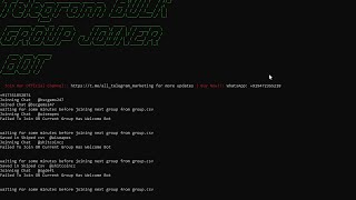 Telegram Bulk Group Joiner[TELEGRAM GROUP JOINER BOT] screenshot 4