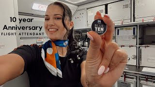 10 Year Anniversary | Flight Attendant Life