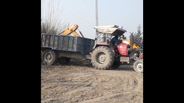 JCB 3DX Loading vs Arjun 555