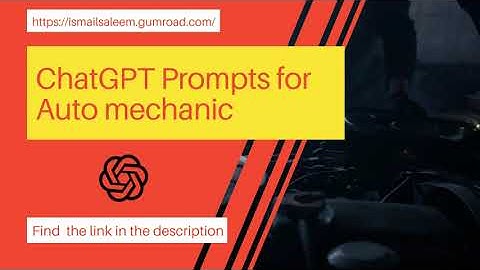 ChatGPT Prompts for Auto Mechanic