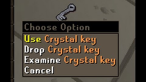 osrs Crystal key how to use them