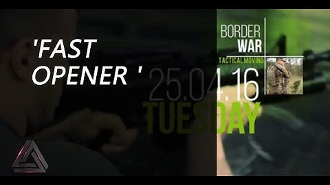 Fast Opener  | After Effects Template | Video Displays