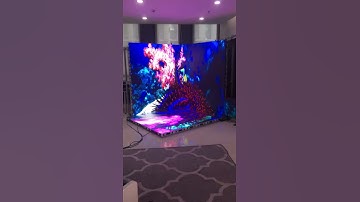 three sides fine pixel pitch LED video wall  XR background screen