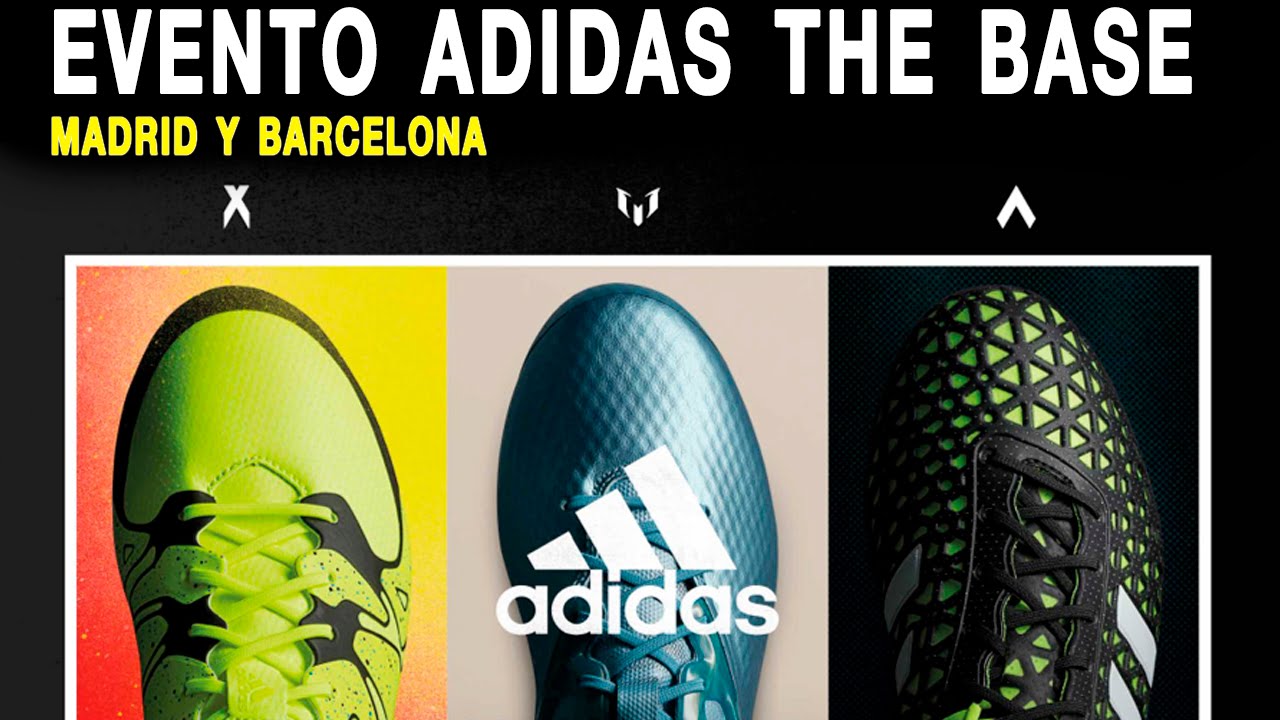 Dinamarca Pico web Evento Adidas The Base #BeTheDifference Madrid y Barcelona - ¡Participa en  el concurso! - YouTube