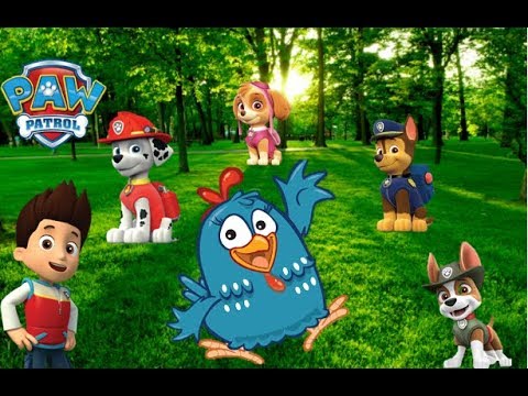 PATRULHA CANINA NO PARQUE DIVERSÃO COM A GALINHA PINTADINHA VÍDEO PARA CRIANÇAS