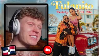 ZIGUNOV REACTS TO FULANITO - Becky G, El Alfa | Dominican Music Reaction