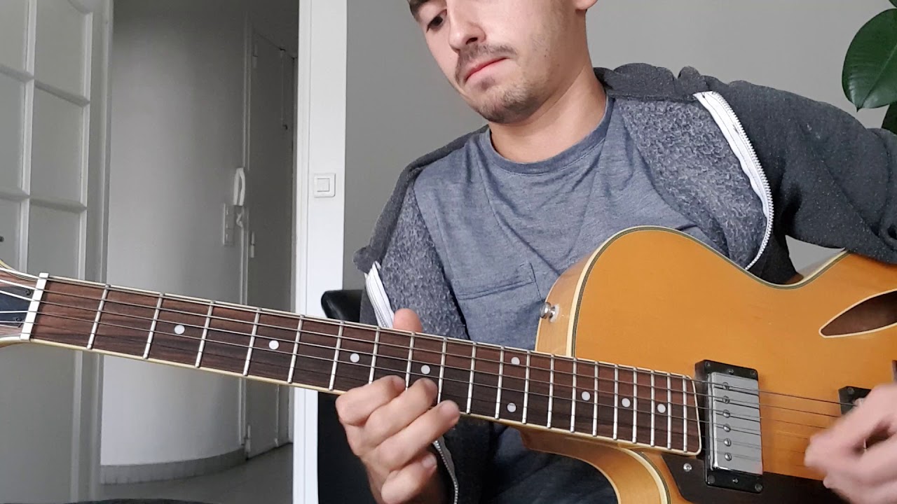 Nuages Django Reinhardt Solo Electric Guitar YouTube