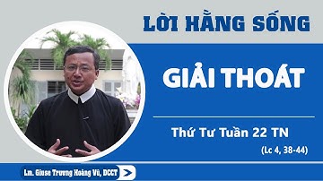 LHS Thứ Tư Tuần XXII TN: GIẢI THOÁT - Linh mục Giuse Trương Hoàng Vũ, DCCT